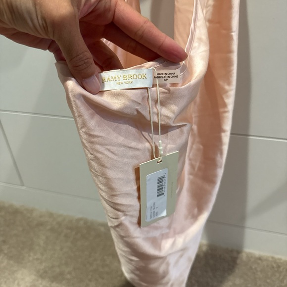 RAMY BROOK Harriet Silk top in Blush, Size Small - Picture 2 of 5
